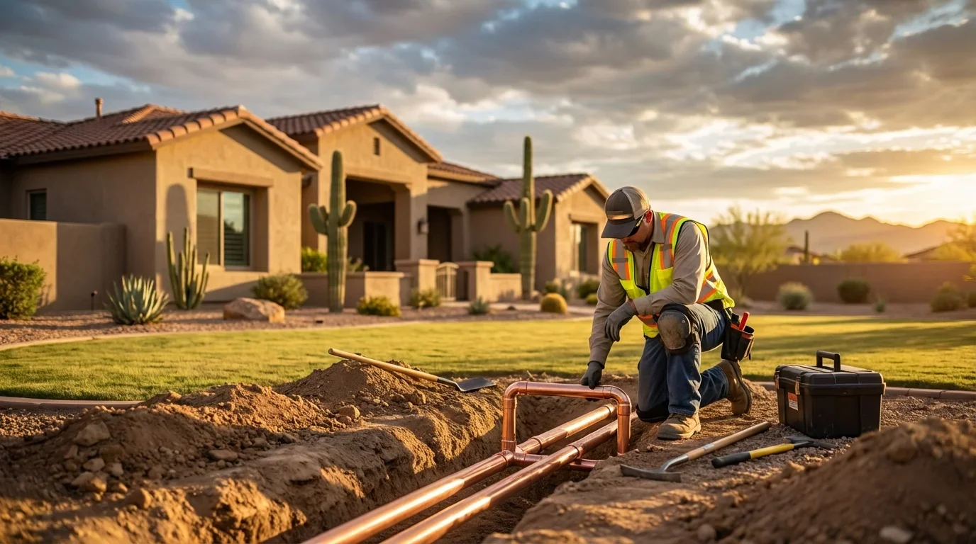 Expert PEX repiping installation, ensuring clean water and lasting peace of mind